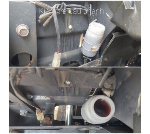 Bảo dưỡng bảo trì xe nâng dầu 2.5 tấn TCM FD25T4 động cơ Kubota V2403