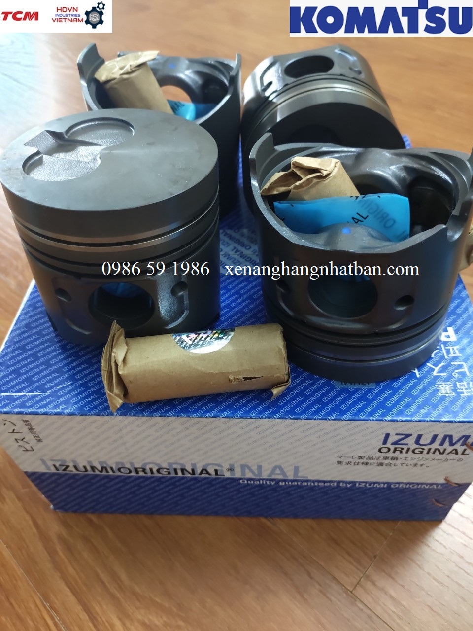 Bộ hơi động cơ 4D98E cho xe nâng Komatsu 2.5 tấn 3 tấn